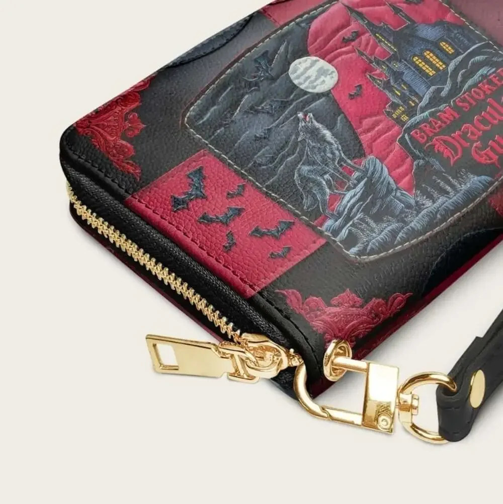 Dracula's Guest Wallet Goth Halloween New NWT Grunge Emo Excellent Vampire